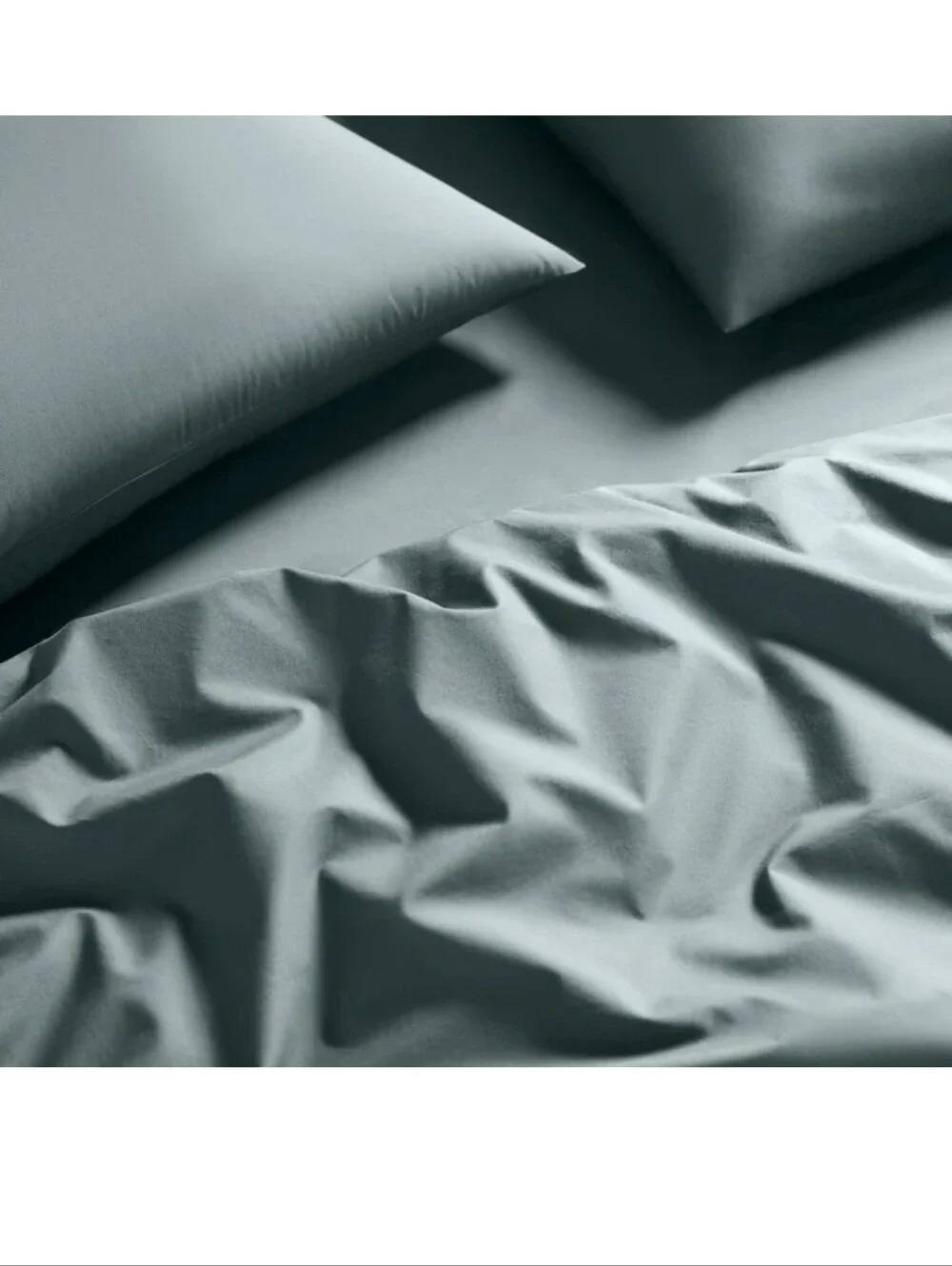 Brooklinen - NWOT Gray Classic Percale Duvet Cover, Size King/Cali King